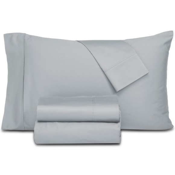Everyday Home Trident 300 Thread Count 100 Cotton Sheet Set Gray NWT - Picture 1 of 1